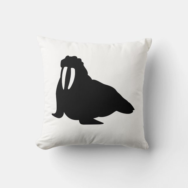 Wacky Walrus Pillow (Front)