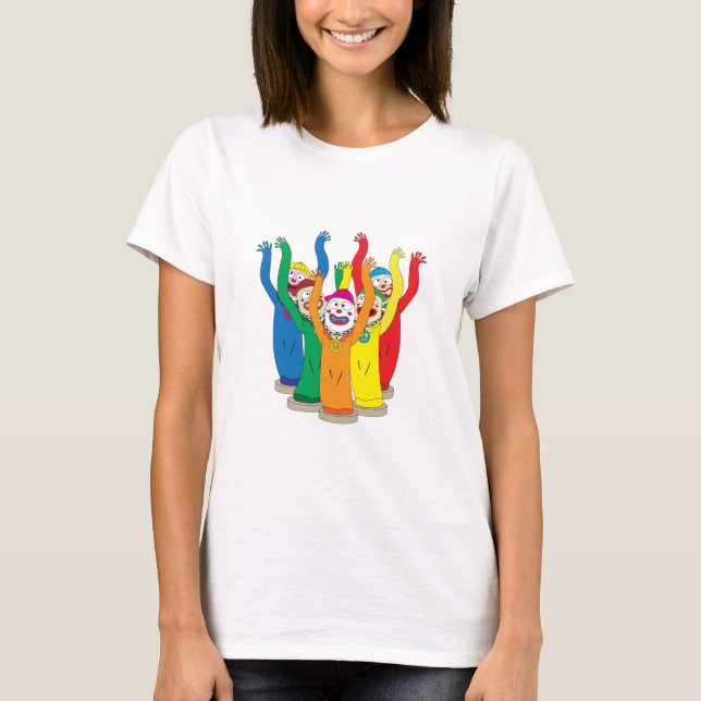Wacky Waving Inflatable Arm Flailing Tube Man T-Shirt (Front)