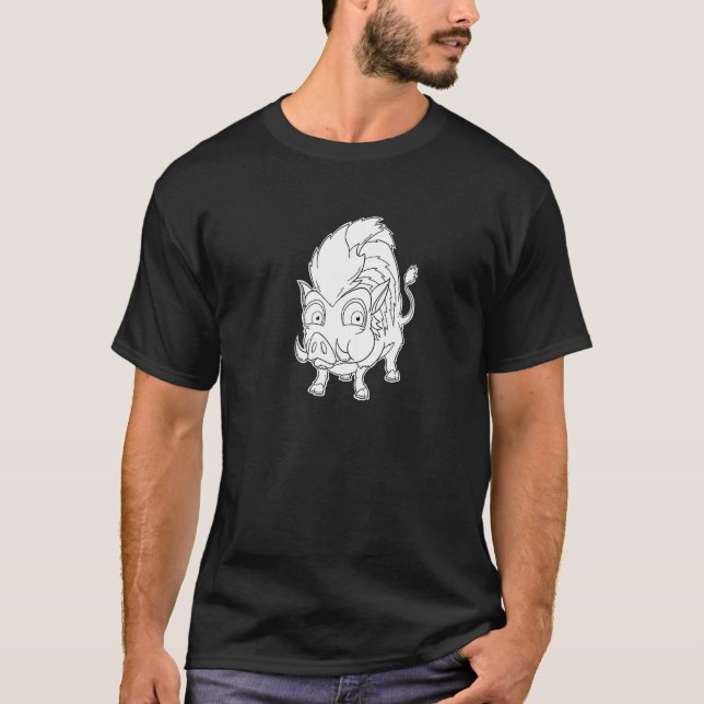 Wacky Wild Boar - Furry Woodland Creatures Premium T-Shirt (Front)