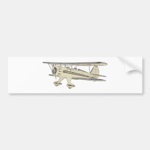 Waco Biplane Bumper Sticker