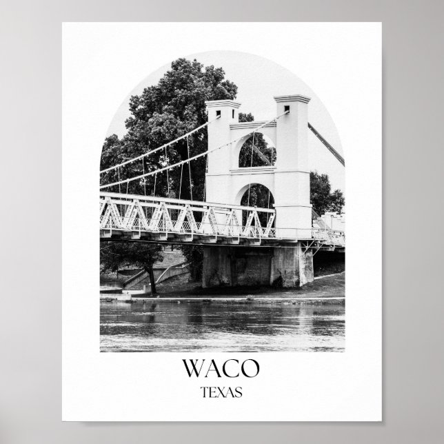 Waco Texas Arch Photo Print (Front)