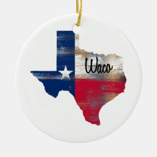 Waco Texas Ceramic Ornament