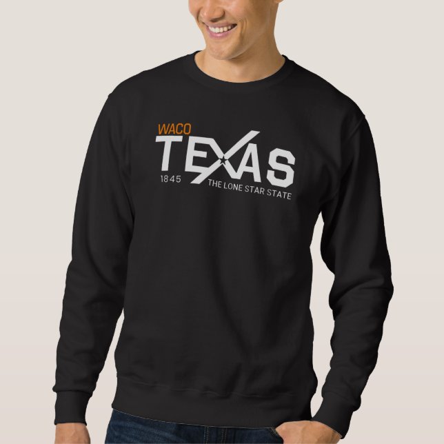 Waco Texas - McLennan County Sweatshirt (Front)