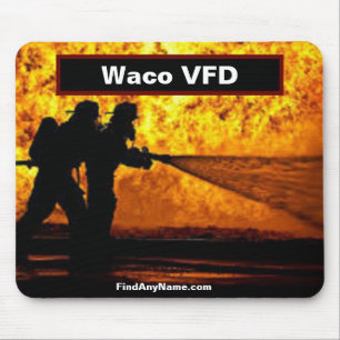 Waco VFD Firefighters Mousepad