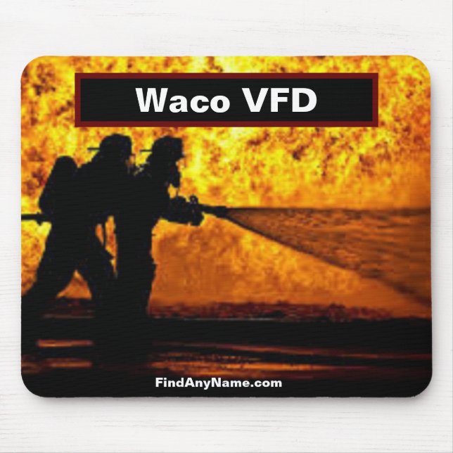 Waco VFD Firefighters Mousepad (Front)