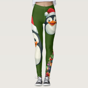 Waddle Claus Leggings