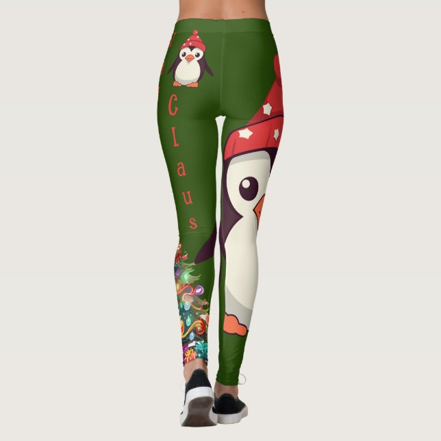 Waddle Claus Leggings (Back)