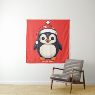 Waddle Claus Tapestry