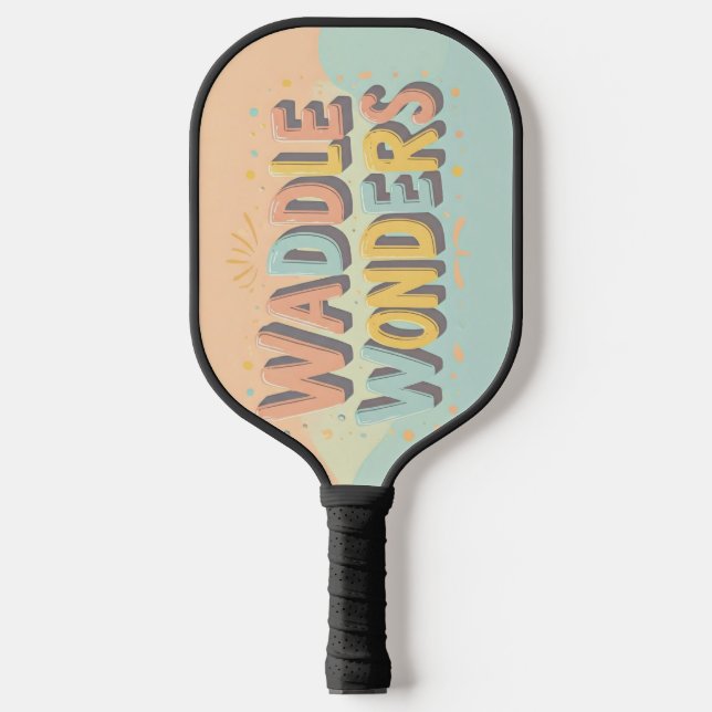 Waddle Wonders  Pickleball Paddle (Front)