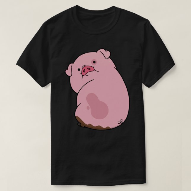 Waddles - Gravity Falls (the pig) Pullover Hoodie (Design Front)
