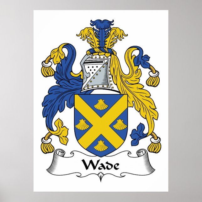 Wade Family Crest Poster (Front)