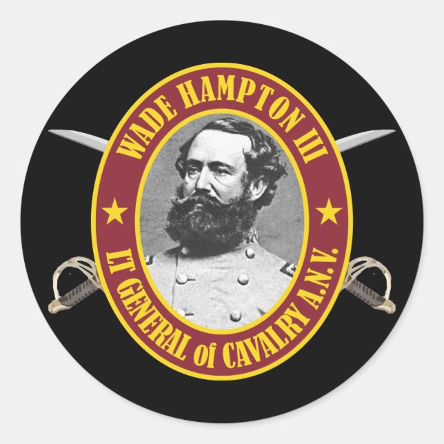 Wade Hampton (AFGM) Classic Round Sticker (Front)