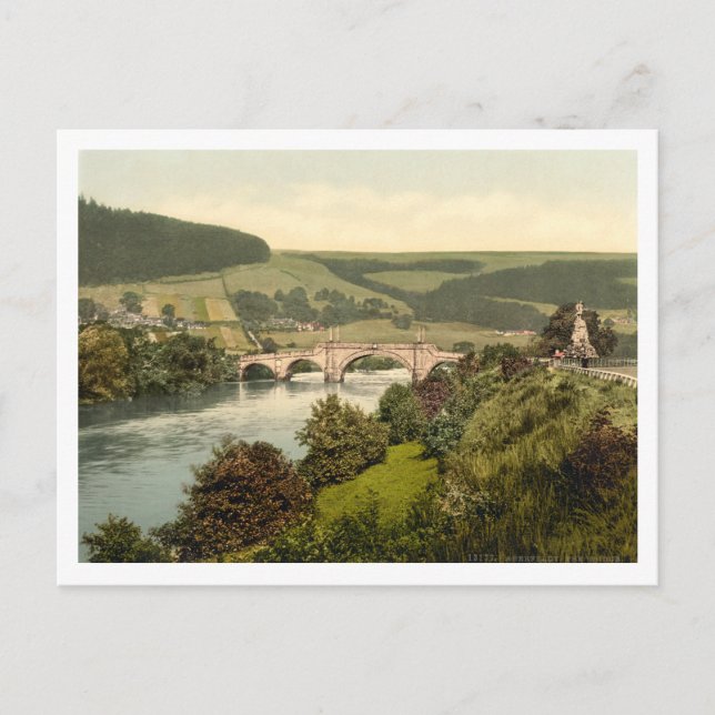 Wade's Bridge, Aberfeldy, Scotland Postcard (Front)