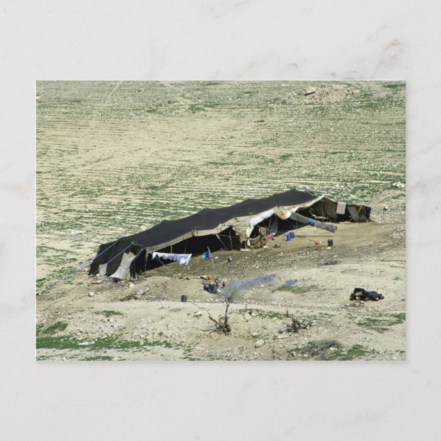 Wadi-Al-Hasa, Bedouin tent, Jordan Postcard (Front)