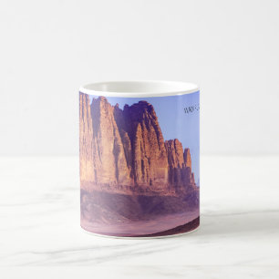 Wadi Rum desert in Jordan, Holiday  Coffee Mug