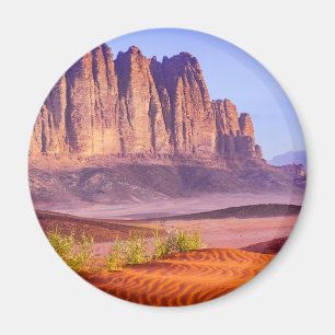 Wadi Rum desert in Jordan, Holiday Magnet