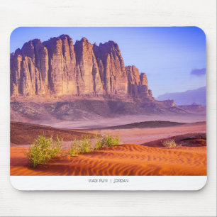 Wadi Rum desert in Jordan, Holiday Mouse Pad