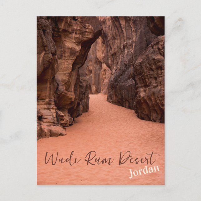 Wadi Rum Desert, Jordan Postcard (Front)
