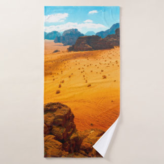 Wadi Rum desert, Jordandesert,wadi,rum,jordan,art, Bath Towel