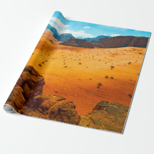 Wadi Rum desert, Jordandesert,wadi,rum,jordan,art, Wrapping Paper