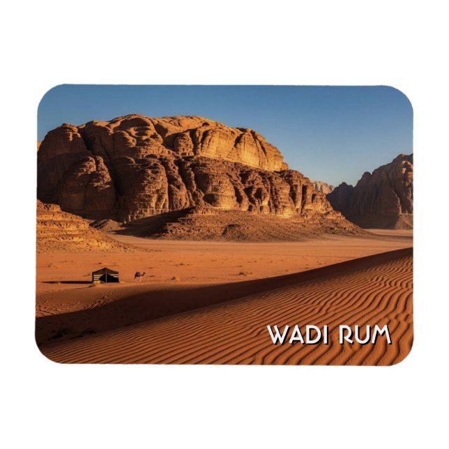 Wadi Rum Travel Magnet (Horizontal)