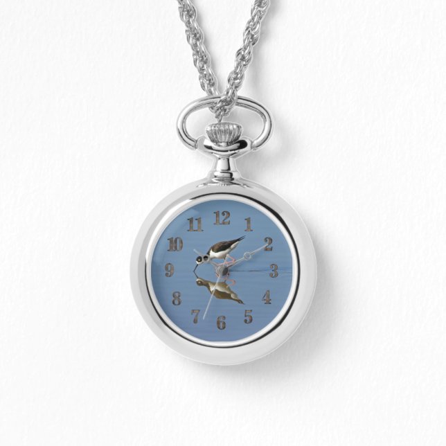 Wading Bird Calm Water Reflection Photo Nature Watch (Front)