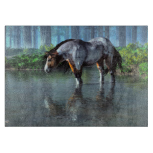 Wading Horse Cutting Board