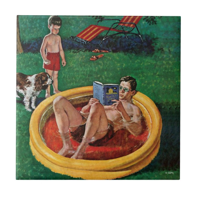 Wading Pool Ceramic Tile (Front)