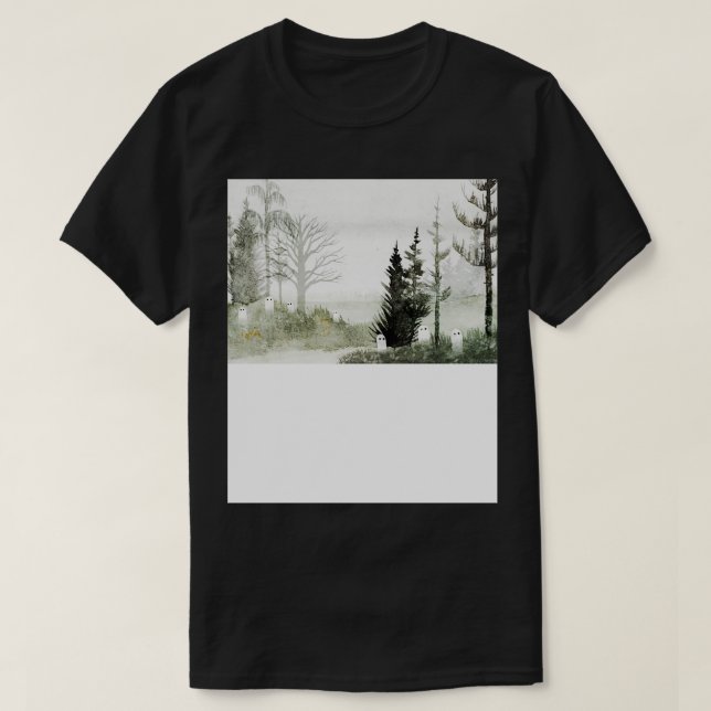 Wading through the marshes T-Shirt (Design Front)