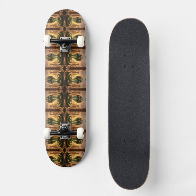 Wadjet – Ägyptische Schlangengöttin´6 Skateboard (Front)