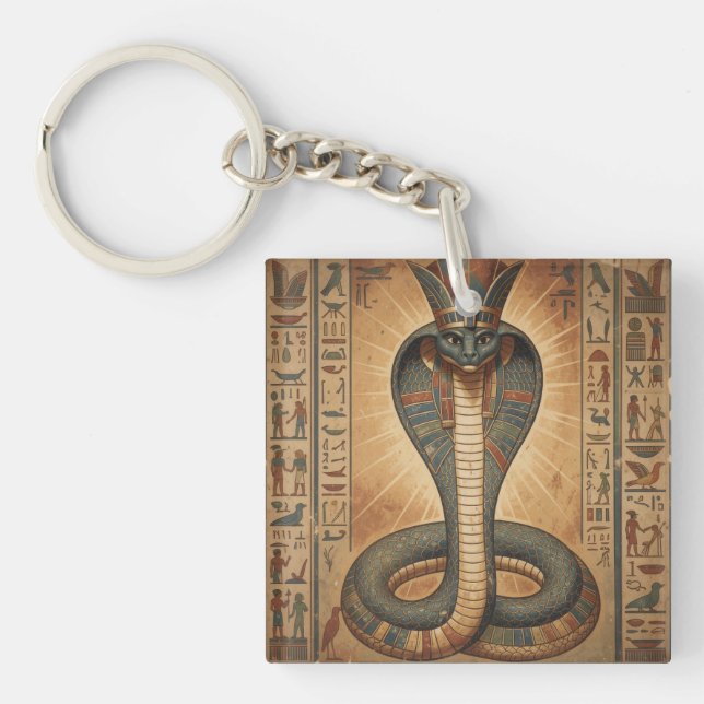 Wadjet – Ägyptische Schlangengöttin´7 Key Ring (Front)