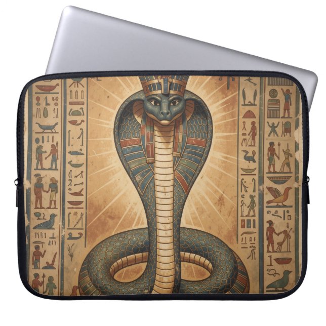 Wadjet – Ägyptische Schlangengöttin´7 Laptop Sleeve (Front)
