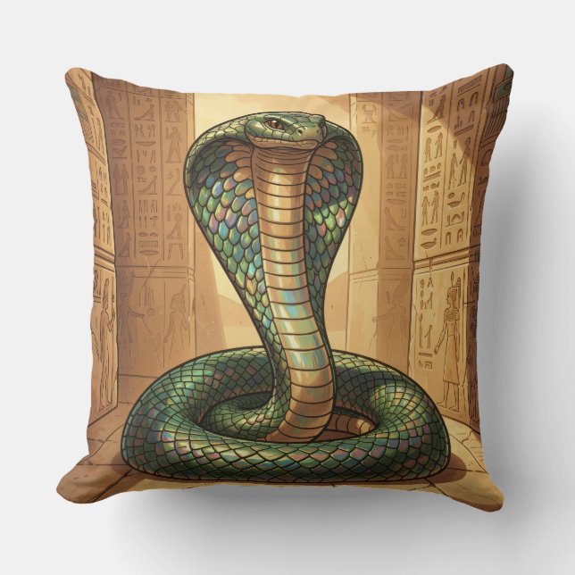 Wadjet – Ägyptische Schlangengöttin Cushion (Front)