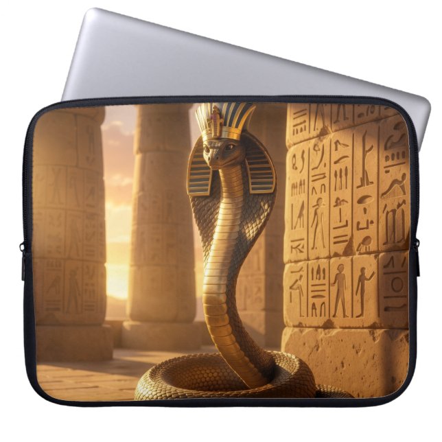 Wadjet – Egyptian Cobra Goddess´6 Laptop Sleeve (Front)