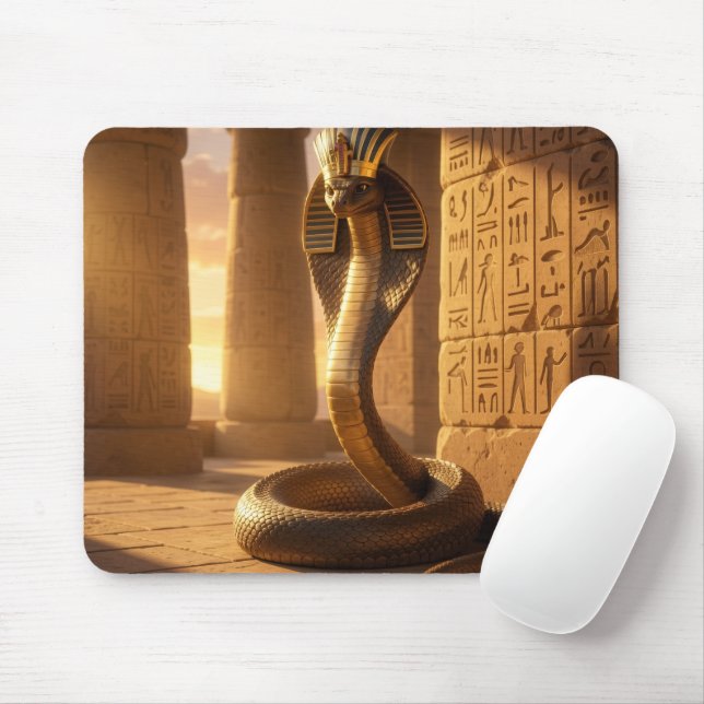 Wadjet – Egyptian Cobra Goddess´6 Mouse Pad (With Mouse)