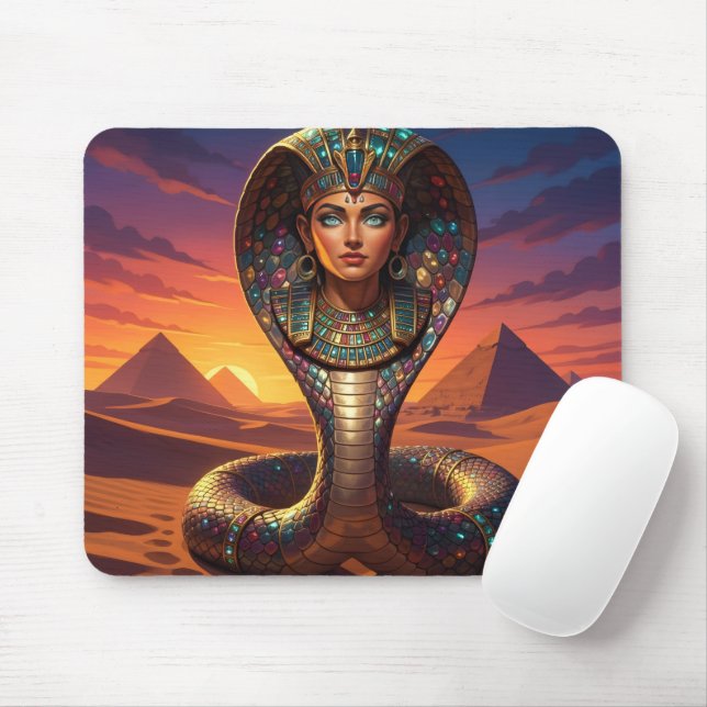 Wadjet – Egyptian Cobra Goddess´7 Mouse Pad (With Mouse)