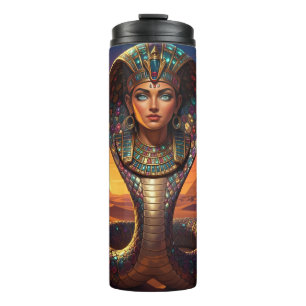 Wadjet – Egyptian Cobra Goddess´7 Thermal Tumbler