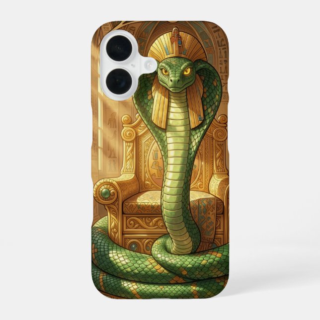 Wadjet - Egyptian Snake Goddess´5 iPhone 16 Case (Back)