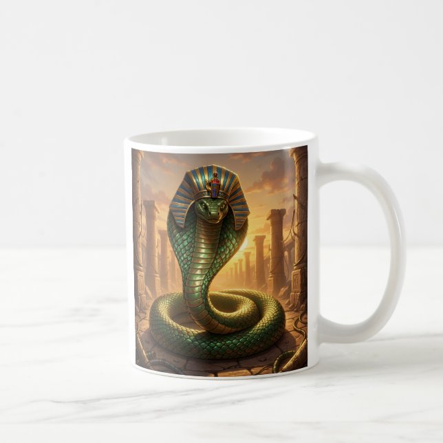 Wadjet – Egyptian Snake Goddess´6 Coffee Mug (Right)