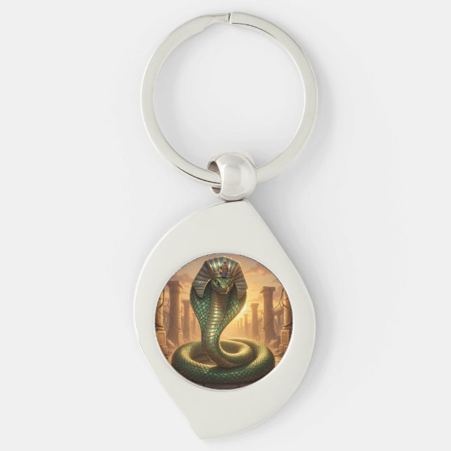 Wadjet – Egyptian Snake Goddess´6 Key Ring (Front)