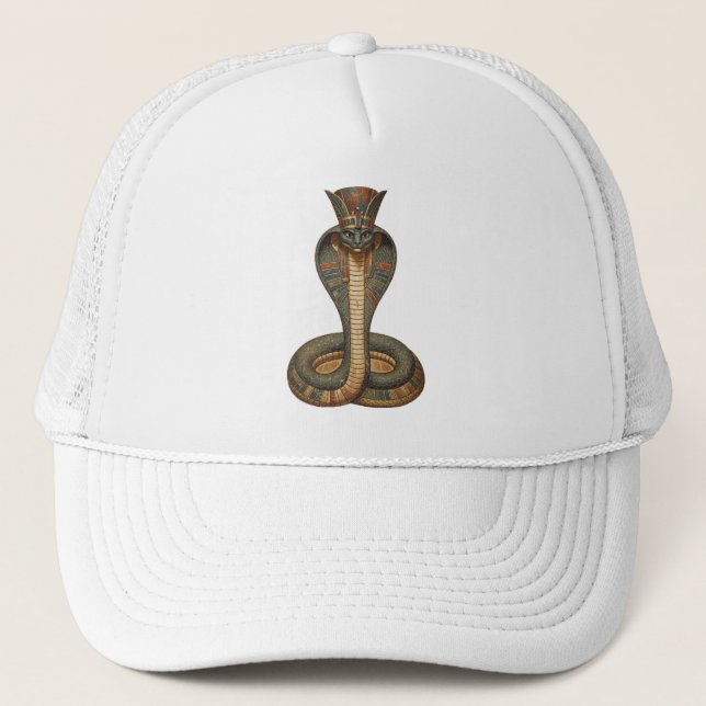 Wadjet – Egyptian Snake Goddess´7 Trucker Hat (Front)