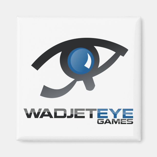 Wadjet Eye Games fridge magnet (Front)