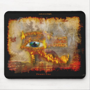 Wadjet, Eye of Horus Sacred Egyptian Art Mousepad