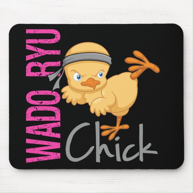 Wado Ryu Chick Mouse Pad (Front)