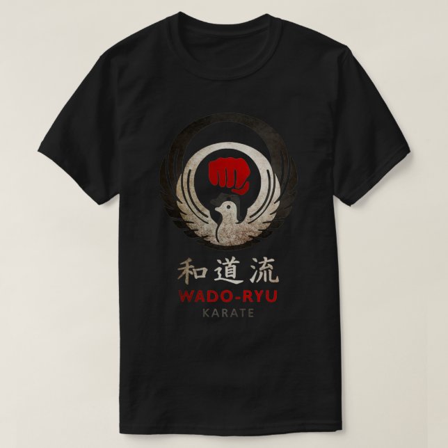Wado Ryu Karate 2 T-Shirt (Design Front)