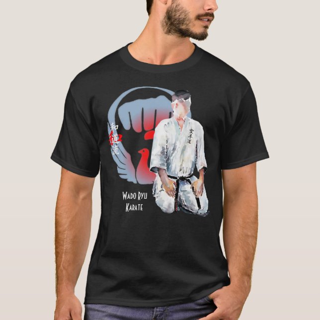 Wado Ryu Karate Seiza Mukuso - Bushido T-Shirt (Front)