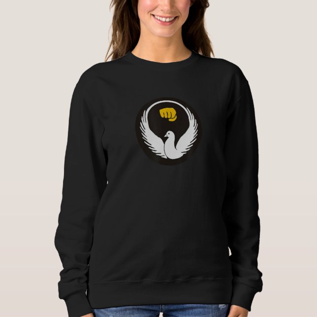 Wado Ryu Karate Style Symbol Dojo Training Sweatshirt (Front)