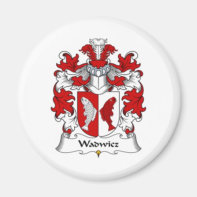 Wadwicz Family Crest Magnet (Front)