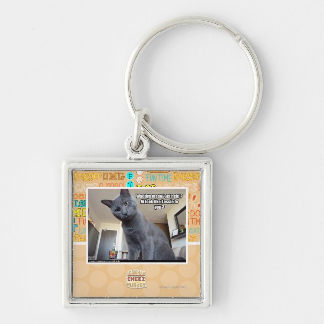 Wadya mean 'Get help'? Key Ring (Front)