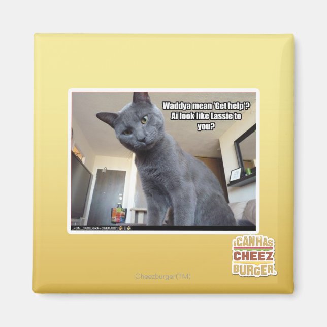 Wadya mean 'Get help'? Magnet (Front)